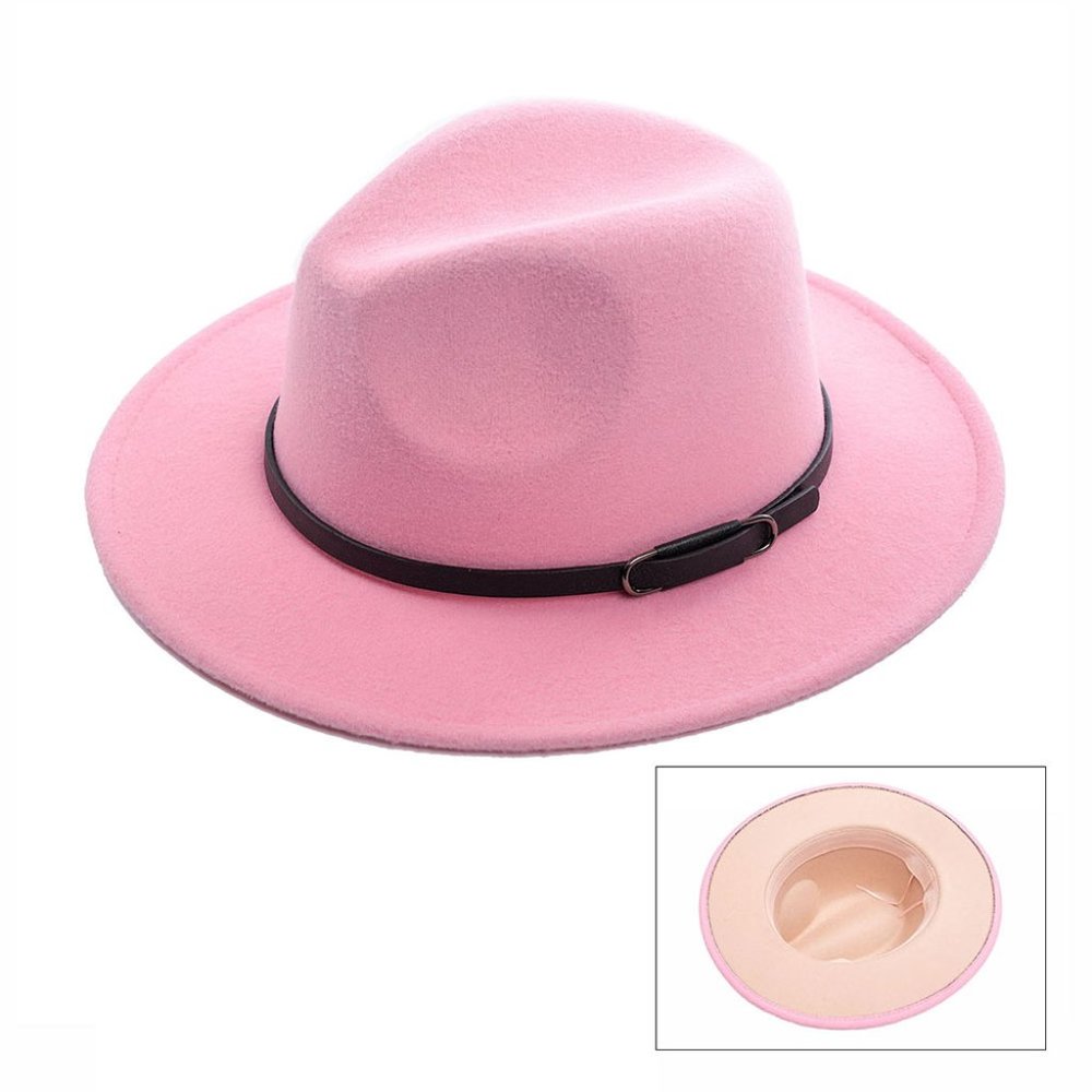 Panama Hat W/Faux Leather Band